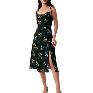 Floral Tie Shoulder Cami Dress | Rihoas | Small